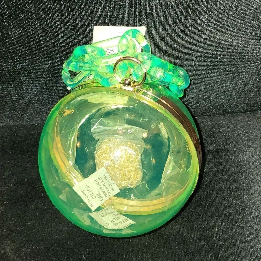 Green Round Purse